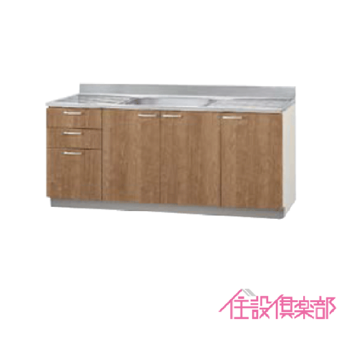 楽天市場】流し台(3段引出し) 180cm LAT-180ML L4B-180ML LAT 楽天市場】流し台(3段引出し) 180cm LAT-180ML L4B-180ML LAT