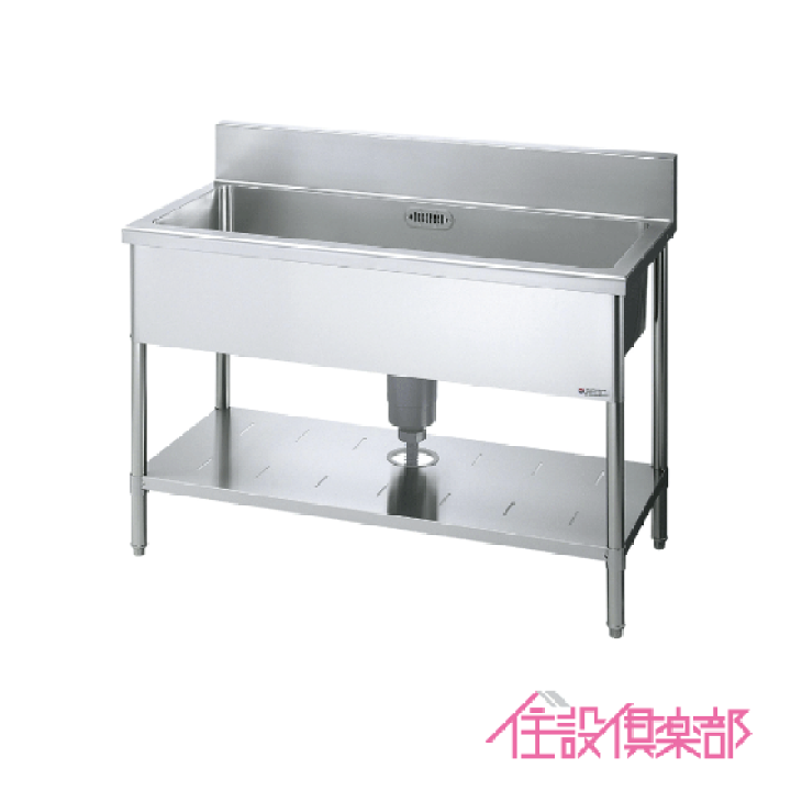 楽天市場】業務用一槽流し台(バックガード付き) 幅:100cm 奥行 楽天市場】業務用一槽流し台(バックガード付き) 幅:100cm 奥行