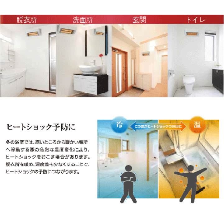 楽天市場】ウォールヒート 脱衣室暖房 浴室暖房(浴室内使用不可 楽天市場】ウォールヒート 脱衣室暖房 浴室暖房(浴室内使用不可