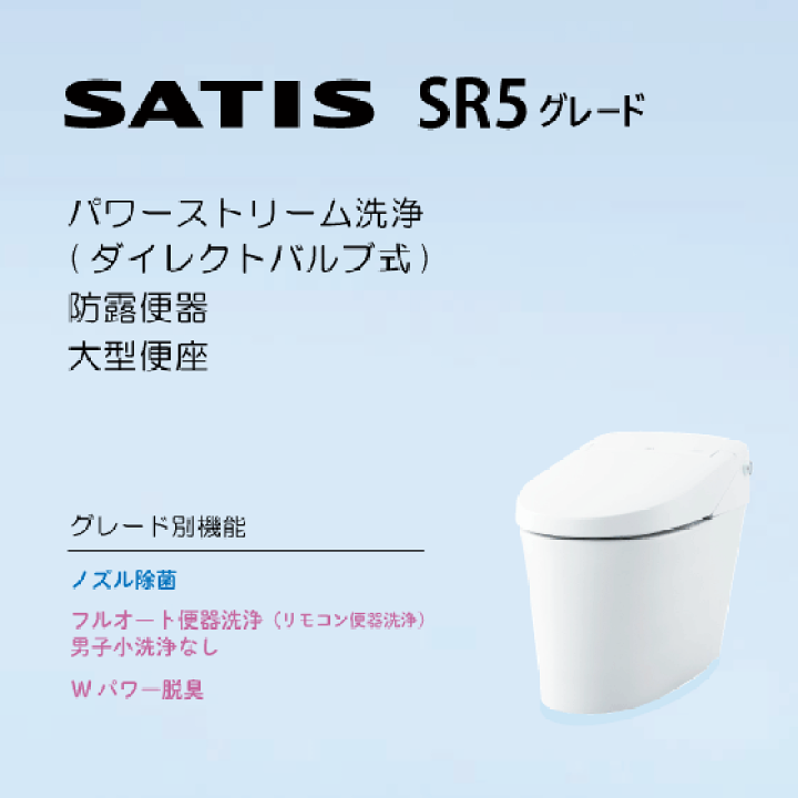 楽天市場】サティスSタイプ リトイレ ECO5 SR5グレード 楽天市場】サティスSタイプ リトイレ ECO5 SR5グレード