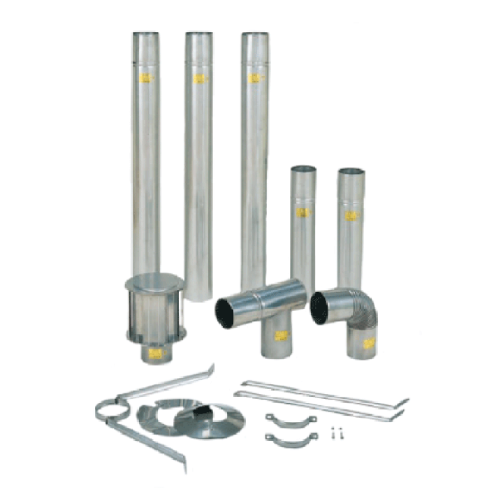 楽天市場】ステンレス排気筒(SUS304) 煙突 給湯器・焼却兼用釜用