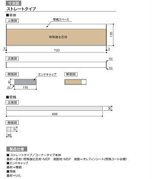 リブニッチ・ストレートタイプ