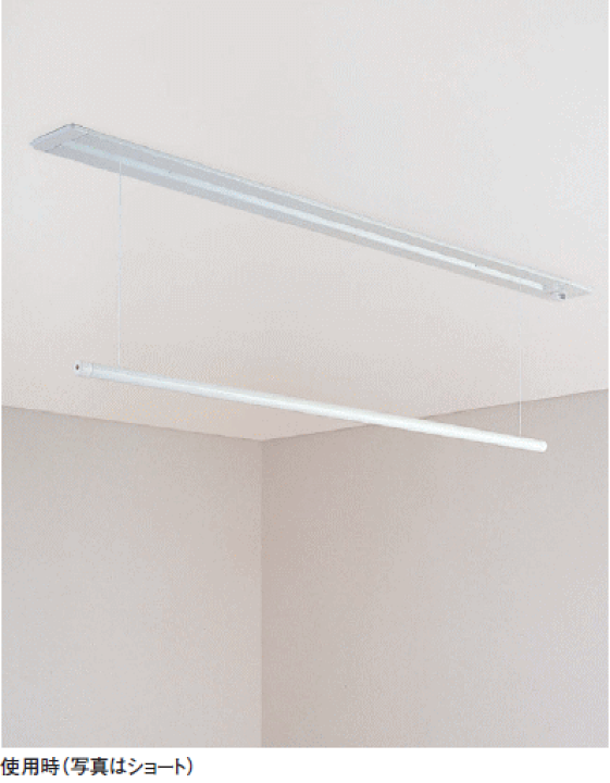 楽天市場】室内物干し＜ものほし上手＞物干し上手天井埋込タイプ・埋込