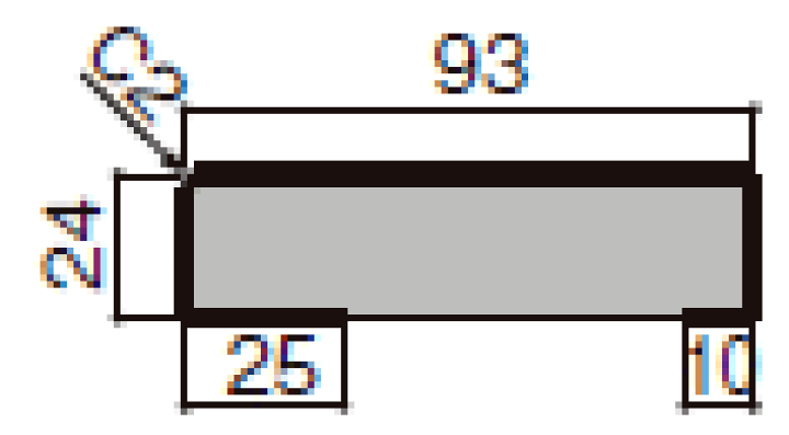 かにぱん枠 NSP 鋼製型枠 型枠幅45mm用 910パネル(天端穴) S3-80 800H 長さ910×高