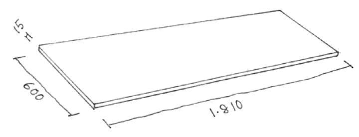 南海プライウッド 棚板 15×600×1810mm O15-26-LW アートランバーOタイプ シェルホワイト 【正規逆輸入品】 アートランバーOタイプ