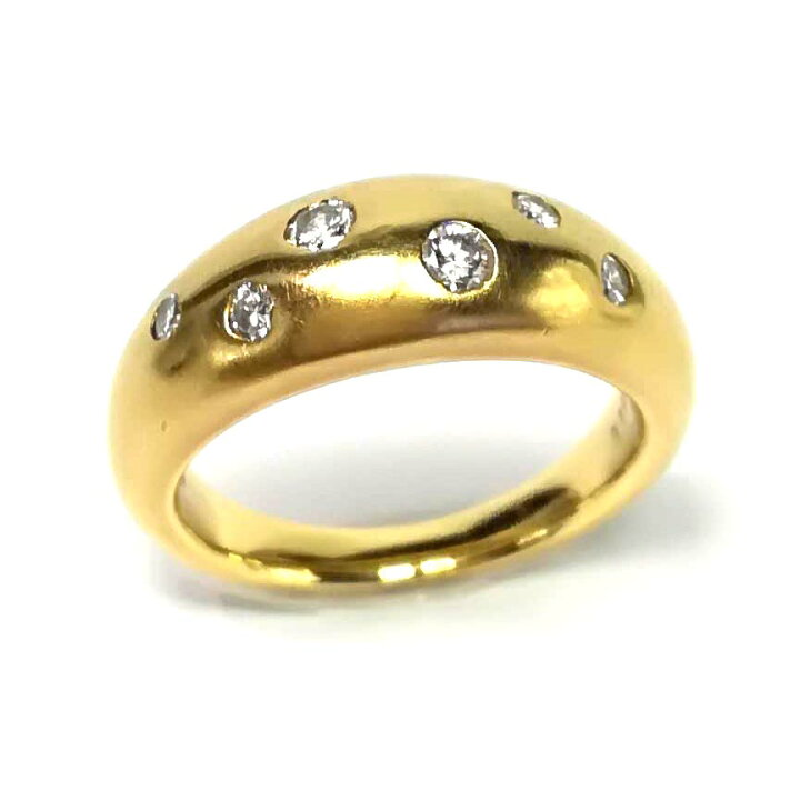 楽天市場】【中古】【K18 ゴールド ダイヤモンド リング】0.18ct 5号 