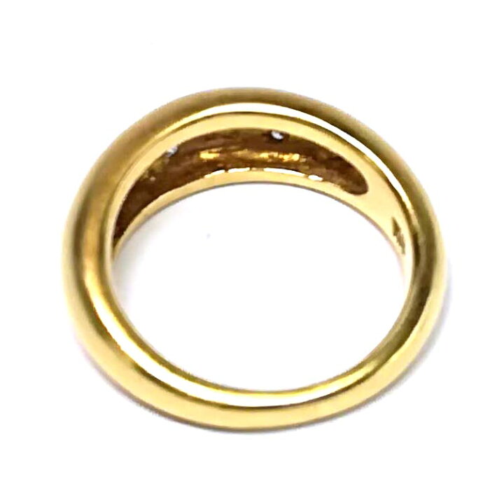 楽天市場】【中古】【K18 ゴールド ダイヤモンド リング】0.18ct 5号 