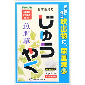 6/5(水)限定☆エントリーで最大100％バック!!【第3類医薬品】山本漢方 日本薬局方 ジュウヤク 5g×24包【便秘】【じゅうやく】