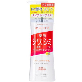 【コーセー】モイスチュアマイルド ホワイト リンクルケア パーフェクトエッセンス　230ml【美容液】【オールインワン】