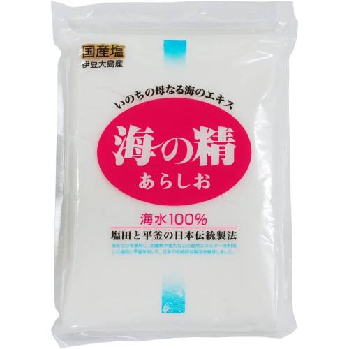 これぞ 日本につたわる伝統海塩 メール便対応 代引き不可 春の新作 同梱不可 送料無料 国産 海塩 500g 海の精 あらしお まとめ買い