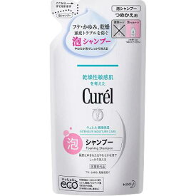 4/25(木)限定☆エントリーで最大100％バック!!【花王】キュレル 泡シャンプー つめかえ　380ml【シャンプー】【医薬部外品】【Curel】