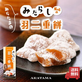 あらたまの羽二重餅 みたらし風味(10個入り)' ～送料無料～お餅　和菓子　父の日　母の日　敬老の日　お歳暮　お年賀　御礼福井　新珠　人気　ギフト　プレゼント　手土産