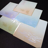 高級型打ち 鳥の子色紙｜書道 色紙 作品用 鳥の子紙 デザイン色紙 おしゃれ