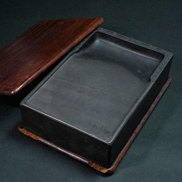 楽天市場】【現品限り】旧坑 端渓硯 厚巌 廻彫 楕円型 8吋｜書道 書道 