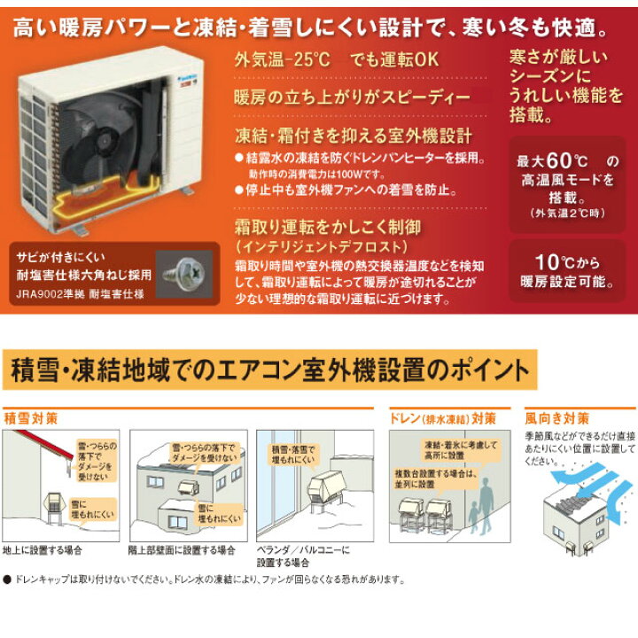 楽天市場】【工事費込セット（商品＋基本工事）】 [S566ATHP-W] スゴ暖 