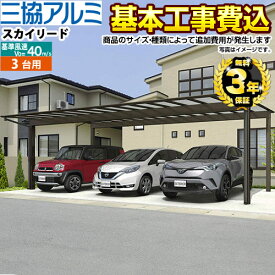 楽天市場 カーポート 3台の通販