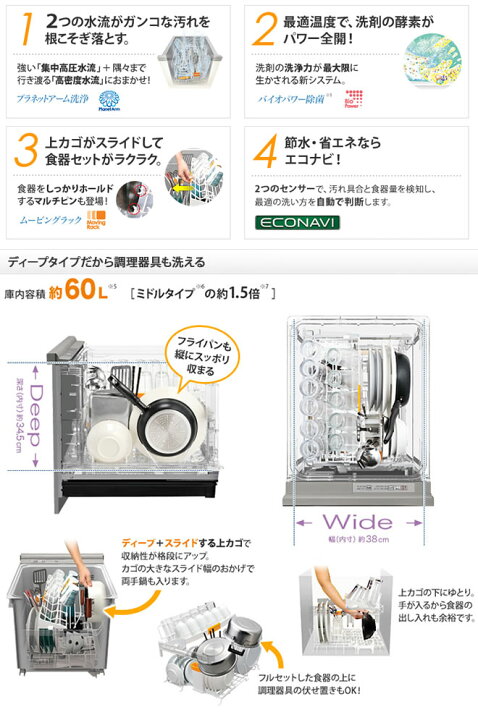 楽天市場】【在庫あり・無料3年保証】[NP-45MC6T] パナソニック 