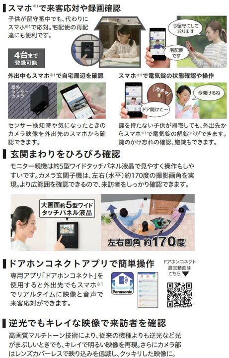 楽天市場】[VL-SWD505KFK] ワイヤレスモニター付テレビドアホン 2-7 