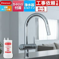 [F915EHU] アンダーシンクタイプ複合水栓 三菱ケミカル キッチン水栓 ビルトイン浄水器 ワンホール 17+3…