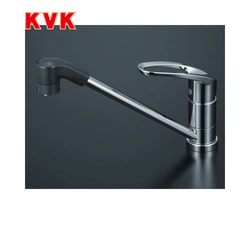 楽天市場】[KM5011ZTF]KVK キッチン水栓 流し台用シングルレバー式