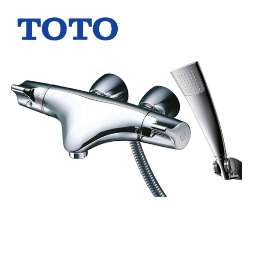 TOTO 壁付サーモスタット混合水栓(エアイン) TMNW40EC1R (水栓金具 