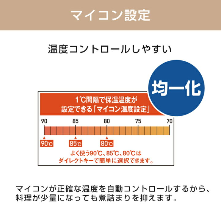 楽天市場】[TH-CV080-XA] マイコンスープジャー 象印 業務用厨房機器 