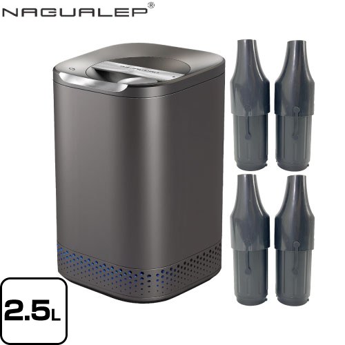   [NA-2--NA-2-F1] <br>家庭用生ゴミ処理機 NAGUALEP 生ごみ処理機 交換フィルター2セット付き AC100V（50 60Hz） 高温乾燥 ワンボタンで簡単操作 助成金対象 