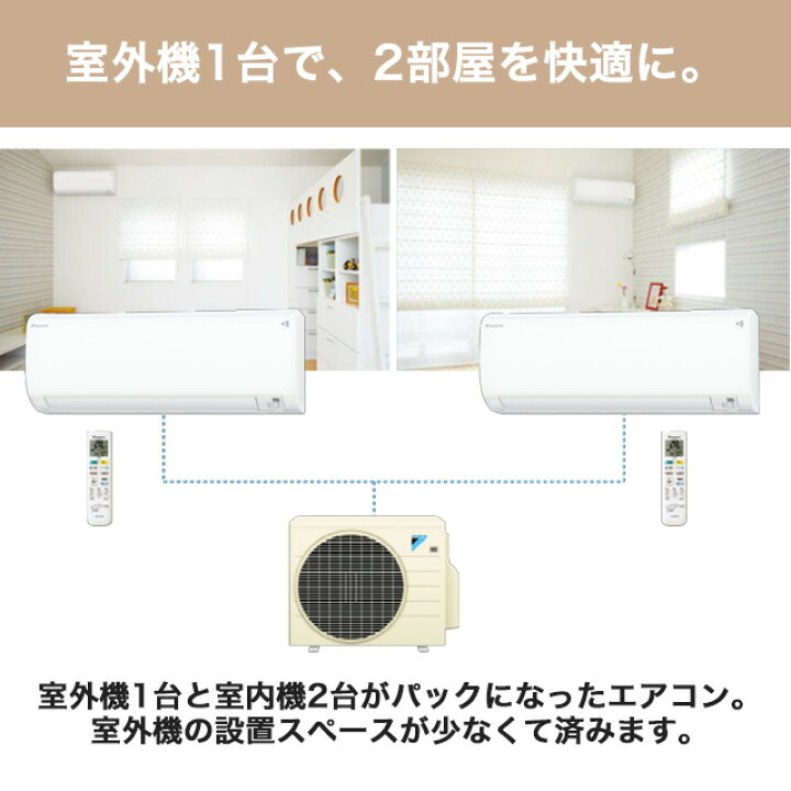 楽天市場】[PAC-403AV-E] マルチパック 耐塩害仕様 ダイキン マルチ 
