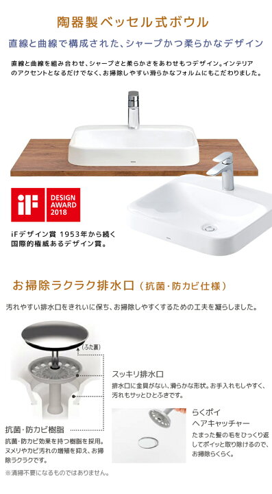 楽天市場】TOTO 洗面台 ドレーナ 750幅 オープンタイプ 木枠一面鏡 