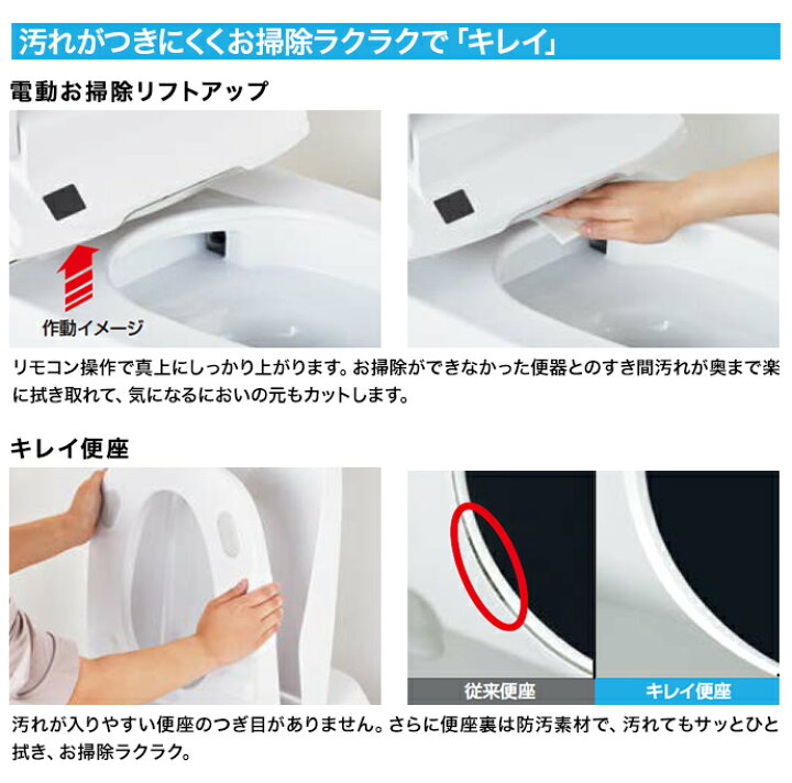 楽天市場】LIXIL リクシル 床排水 サティス タンクレスシャワートイレS 