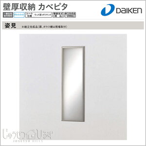 大建工業 壁厚収納 カベピタ 姿見370L ミラー FQ0521-143 収納 壁面収納 システム収納 背面収納 埋め込み収納