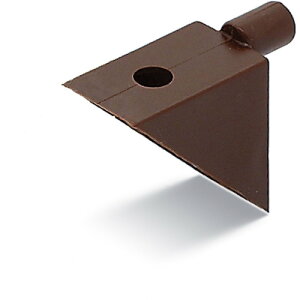 【メール便対応】アイワ金属 棚ダボ5φ穴用5*7mm平受ネジ ブラウン 【品番:AP-1457B】