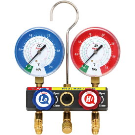 アサダ　Asada　マニホールドADキット　R12、R22、R502　ケース付　92cm　【品番：AM110C】