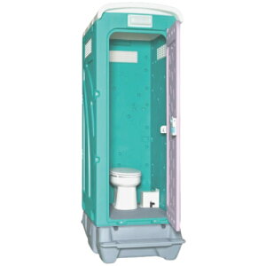 【別途送料あり】旭ハウス工業 AUトイレ 簡易水洗タイプ 洋式(陶器) グリーン 【品番:10013016】