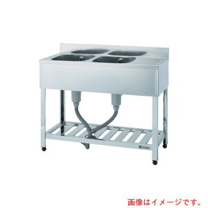 【別途送料あり】東製作所(azuma) 二槽水切シンク左水槽 1500×600×800 【品番:HPM2-1500-L】