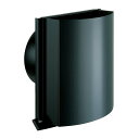 バクマ工業　耐外風フード付換気口 コンパクトタイプ・ B-JKFタイプ 水止め付 100φ　ブラック　【品番：B-100JKF-M-BK】