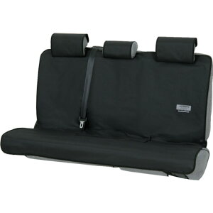ボンフォーム(BONFORM) カーシートカバー ファインテックス リヤ(枕カバー付き・シートベルト対応) 1枚 ブラック 【品番:43612808】