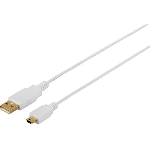 �o�b�t�@���[�iBUFFALO�j�@USB2�D0�P�[�u���iA�@to�@miniB�j�@�X�����^�C�v�@1m�@�z���C�g�@�y�i�ԁFBSUAMNSM210WH�z