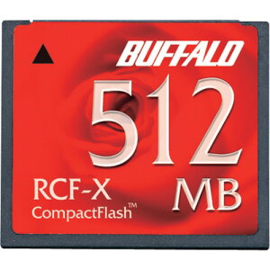 �y���[���֑Ή��z�o�b�t�@���[�iBUFFALO�j�@�R���p�N�g�t���b�V���@�n�C�R�X�g�p�t�H�[�}���X���f���@512MB�@�y�i�ԁFRCF-X512MY�z