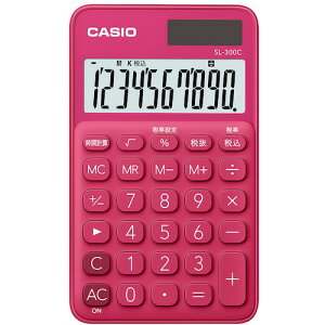 �y���[���֑Ή��z�J�V�I�v�Z�@�iCASIO�j�@�J�V�I�蒠�^�J���t���d��@�r�r�b�g�s���N�@�y�i�ԁFSL-300C-RD-N�z