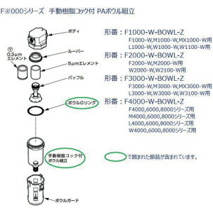 CKD�@F�DR�DL���j�b�g�@3000�V���[�Y�p�@�{�E���g���@�y�i�ԁFF3000-W-BOWL-Z�z