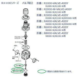 CKD�@R3000�ARM3000�V���[�Y�p�@�o���u�g���@�y�i�ԁFR3000-VALVE-ASSY�z