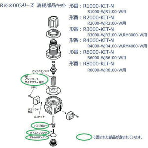 CKD�@R4000�ARM4000�V���[�Y�p�@���Օ��i�L�b�g�@�y�i�ԁFR4000-KIT-N�z