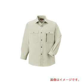 コーコス信岡（co-cos）　長袖シャツH−198　5アイボリー　M　【品番：H-198-5-M】
