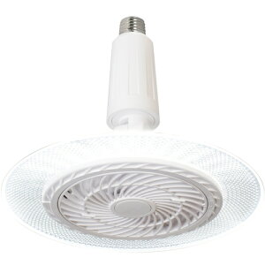 大進(DAISHIN) ファン付LED ソケット 【品番:DLF-S800WH】□