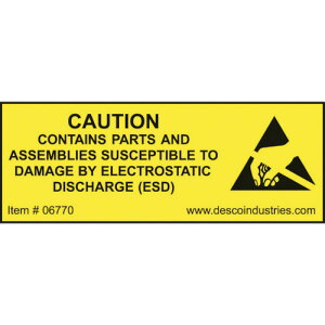 DESCO JAPAN@x@EQUIPMENT@CONTAINING@ESDS@19X51mm@500@yiԁF06770z