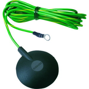 DESCO JAPAN�@�R�[�h�A�ڒn�A�}�b�g�ڑ��p�A�˂����t��10mm�[�q�@��R�Ȃ��A4�D57m�@�y�i�ԁF09814�z