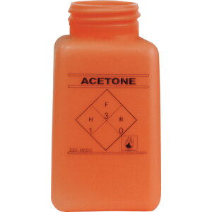 DESCO JAPAN�@�{�g���̂݁@DURASTATIC�@�I�����W�F�@�Ód�C�g�U���@HDPE�@180cc�@ACETONE�̈󎚁@�y�i�ԁF35492�z