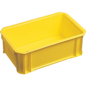 DICプラスチック DIC DA型コンテナDA−3 ボックス型 外寸:W264×D165×H95 イエロー 黄 【品番:DA-3】