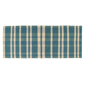 ダルトン（DULTON）　COTTON HANDLOOM MAT GREEN 500×1200 コットン ハンドルーム マット　GREEN　【品番：RN-0497-120GN】